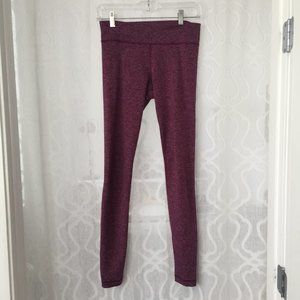 Under Armour Textured Purple Full Length Leggings